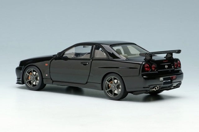 Make Up EIDOLON EM462E 1/43 Nissan Skyline GT-R BNR34 V-spec Black Pearl 1999