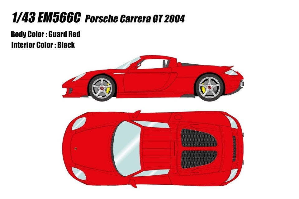 Make Up Eidolon EM566C 1/43 Porsche Carrera GT 2004 Guards Red