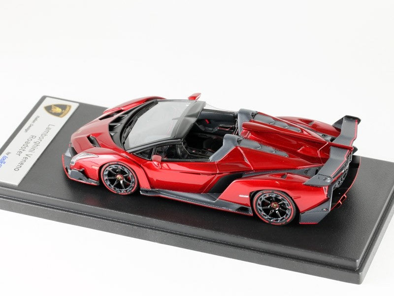 Looksmart LS429A 1/43 Lamborghini Veneno Roadster Rosso Veneno Red Resin