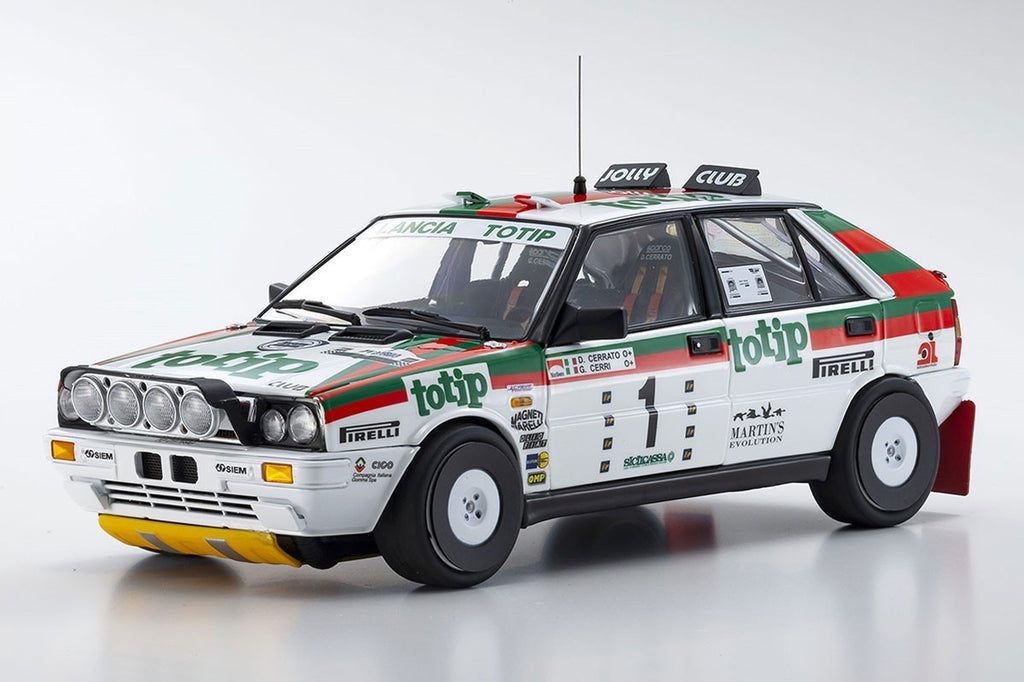 Kyosho KS08960C 1/18 Lancia Delta HF 4WD Targa Florio 1987 #1, Totip Livery