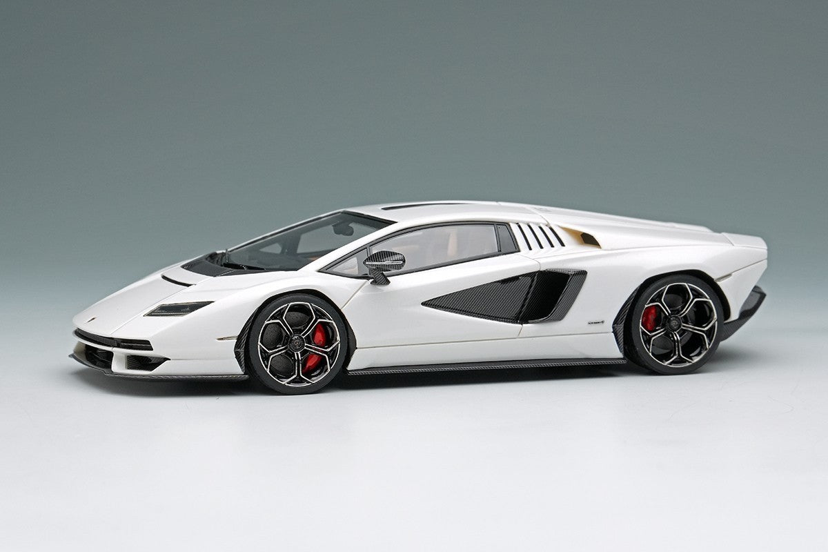 EIDOLON EM740A 1/43 Lamborghini Countach LPI 800-4 2022 Pearl White Resin Car