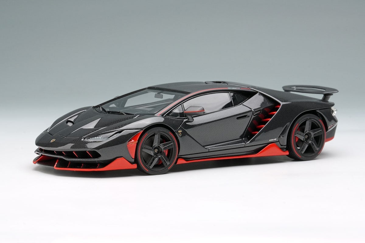EIDOLON EM780G 1/43 Lamborghini Centenario LP770-4 Carbon Red Stripe