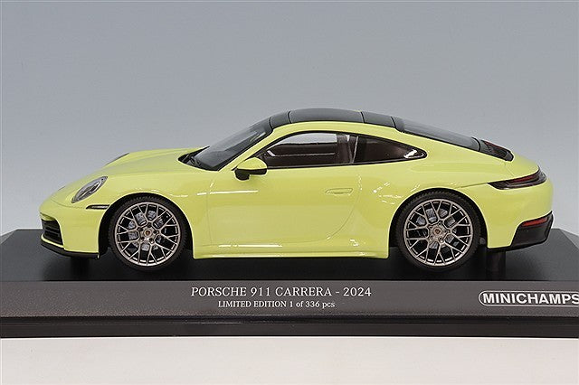Minichamps MC155064021 1/18 Porsche 911 992.2 Carrera 2024 Yellow