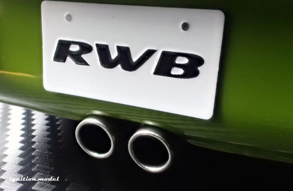 Ignition Model IG3875 1/18 RWB Backdate Green Widebody Porsche Resin