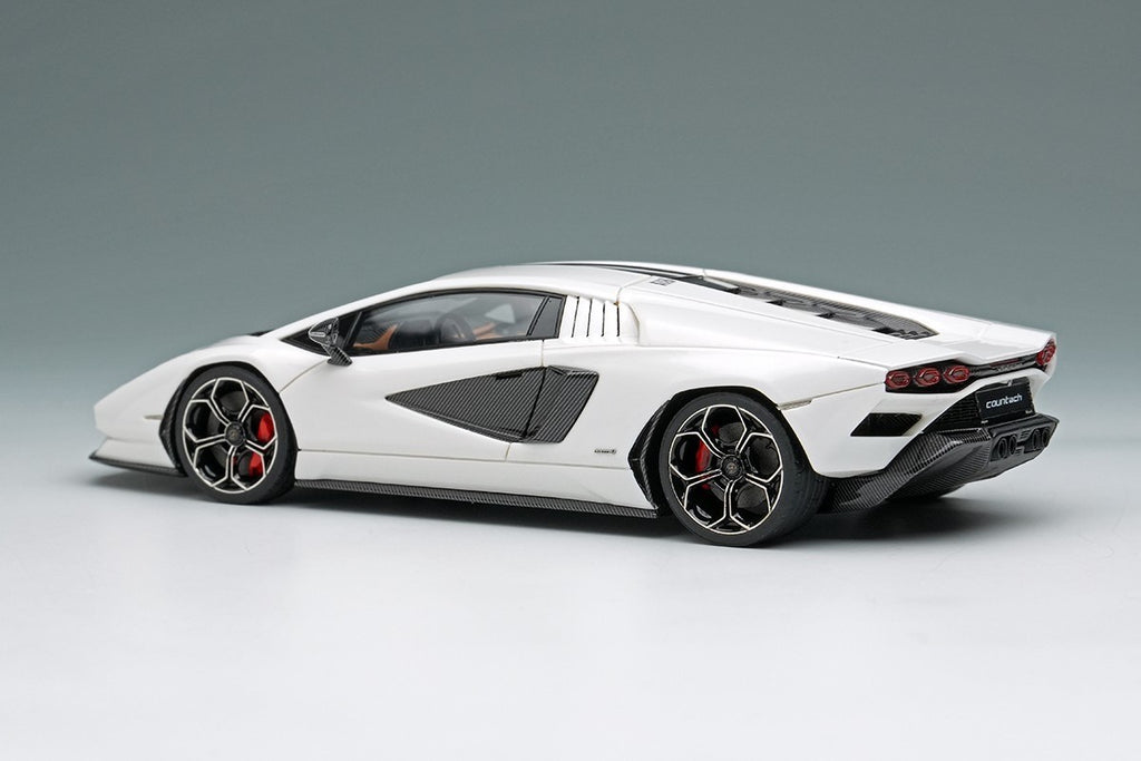 EIDOLON EM740A 1/43 Lamborghini Countach LPI 800-4 2022 Pearl White Resin Car