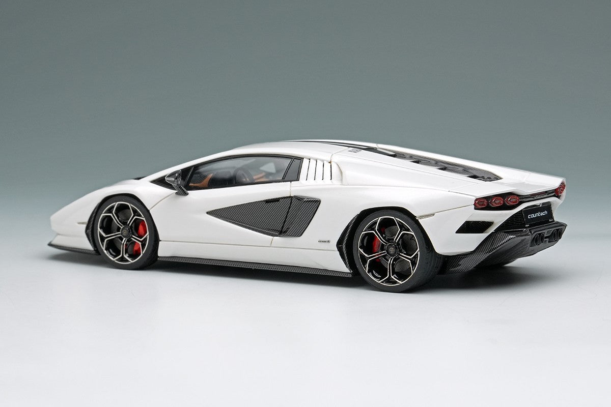 EIDOLON EM740A 1/43 Lamborghini Countach LPI 800-4 2022 Pearl White Resin Car