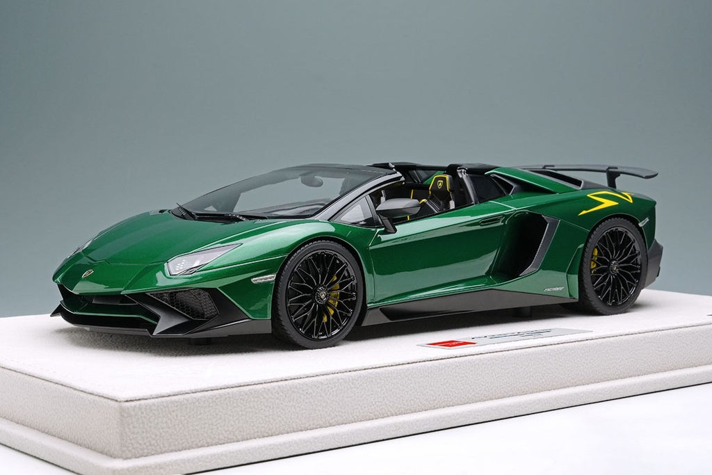 EIDOLON EML007I 1/18 Lamborghini Aventador SV Roadster 2015 Green limited 30pcs