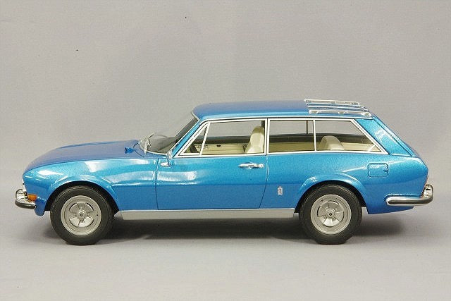 BoS Models BOS058 1/18 Peugeot 504 Break Riviera Pininfarina 1971 Blue