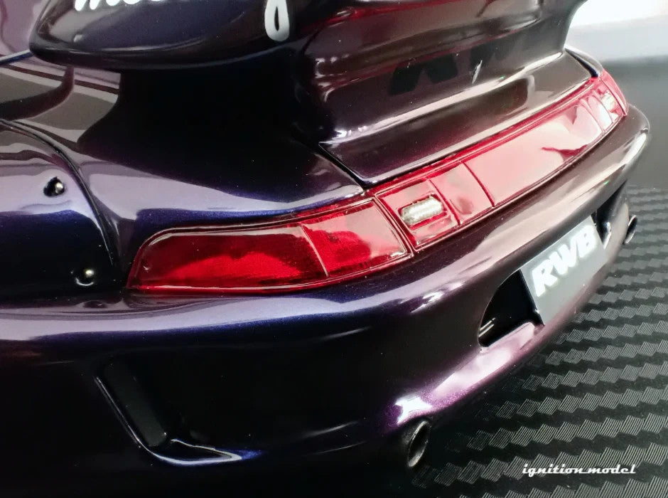 Ignition Model IG3739 1/18 RWB Porsche 993 Purple Metallic Resin