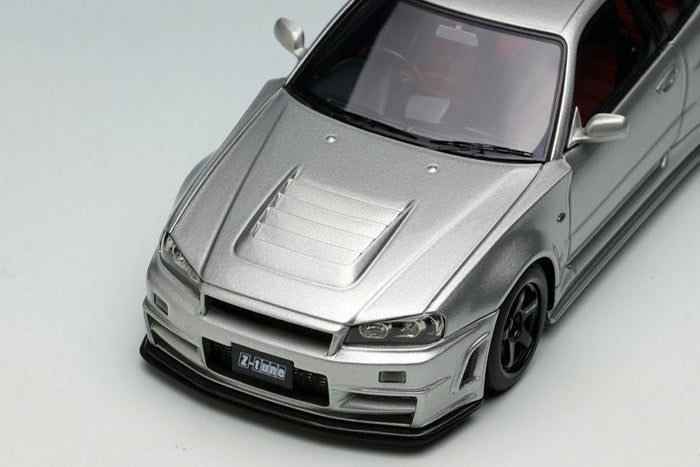 Make Up EIDOLON EM396A 1/43 Nismo R34 GT-R Z-tune Silver