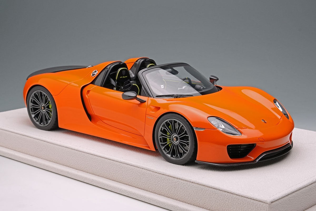 Make Up EIDOLON EML045H 1/18 Porsche 918 Spyder 2011 GT3 Orange Limited 100pcs