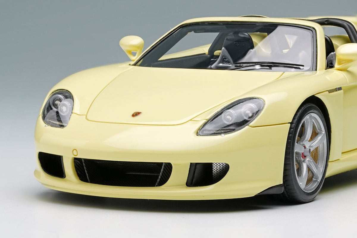 EIDOLON EM567I 1/43 Porsche Carrera GT 2004 (Rear Wing Up) Condor Yellow Limited