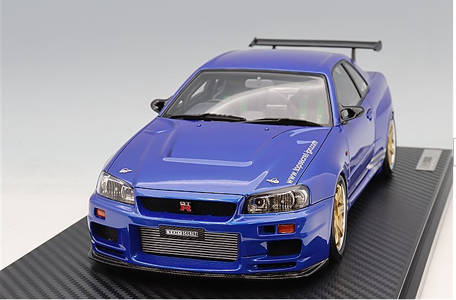 Ignition Model IG3848 1/18 Nissan TOP SECRET 34GT-R Blue Metallic