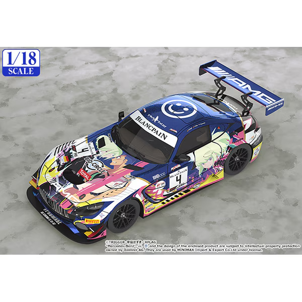 GOODSMILE RACING 1/18 #4 Mercedes-AMG Team Black Falcon 2019 SPA24H ver. [Resin
