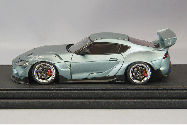Ignition Model IG2142 1/43 Toyota Pandem Supra A90 Matte Gray TE37 19in