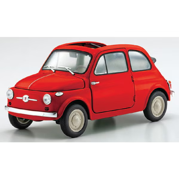Kyosho KS08966R - 1/18 Fiat Nuova 500 Coral Red