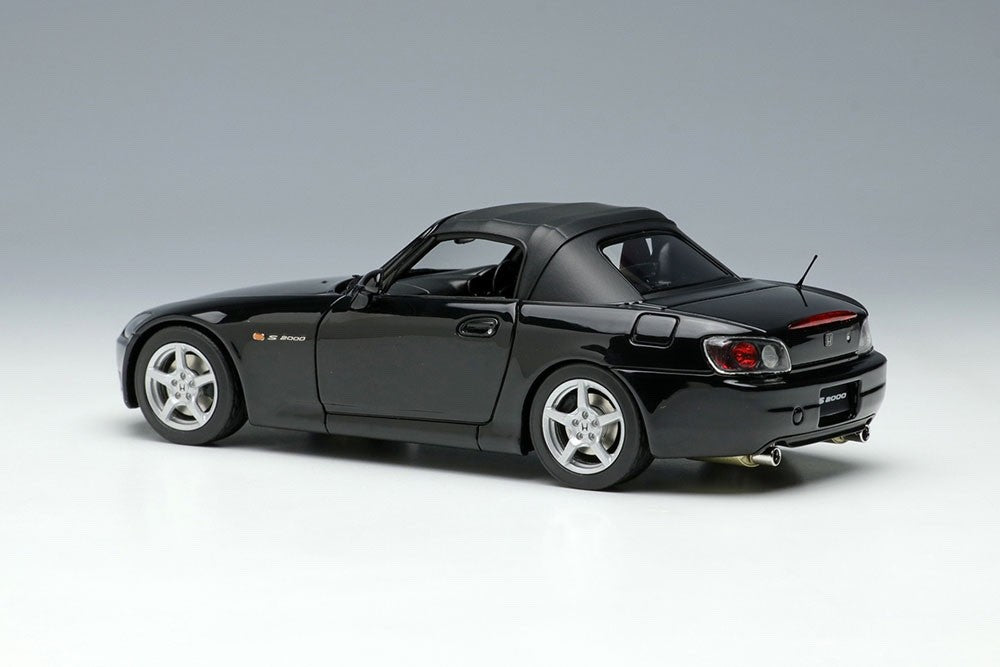 Make Up EIDOLON EM667C 1/43 Honda S2000 AP1 1999 Berlina Black Resin Model Car