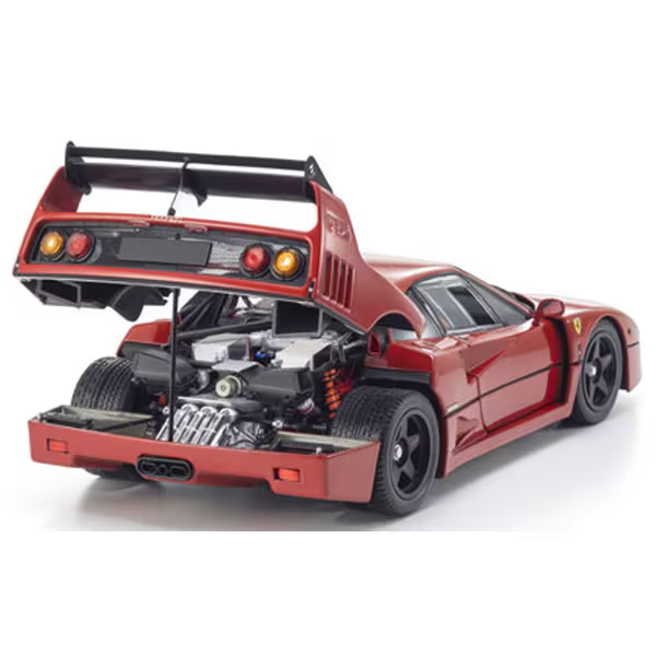 Kyosho KS08416RLM 1/18 Ferrari F40 Lightweight LM Wing Red Die-cast Model Car