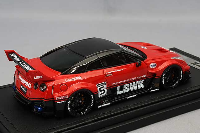 Ignition Model IG2543 1/43 Nissan LB-Silhouette 35GT-RR Red/Black