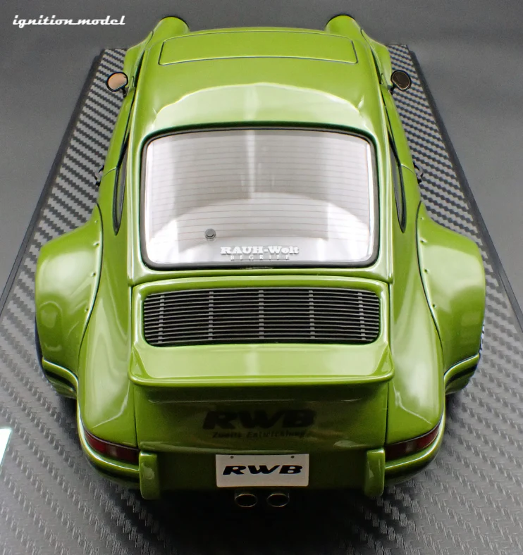 Ignition Model IG3875 1/18 RWB Backdate Green Widebody Porsche Resin