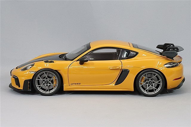 Norev NO187252 1/18 Porsche Cayman GT4 RS 2023 Yellow Die-cast
