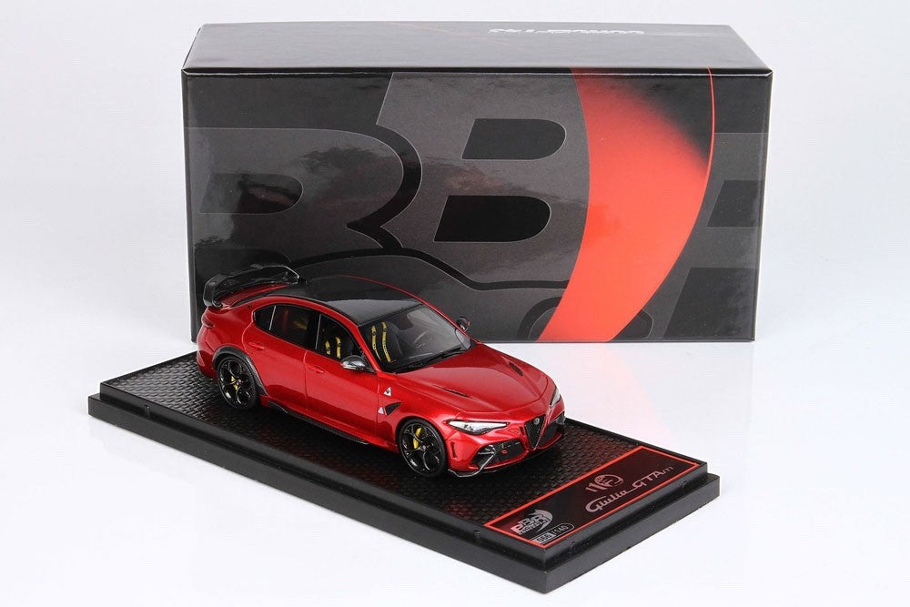 BBR BBRC247A1-21 1/43 Alfa Romeo Giulia GTAm Rosso GTA Yellow Calipers Ltd 140pc