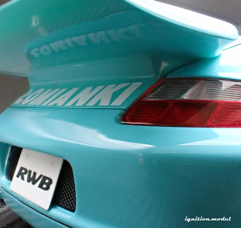 Ignition Model IG3257 1/18 RWB Porsche 911 997 Rauh-Welt Light Green Resin