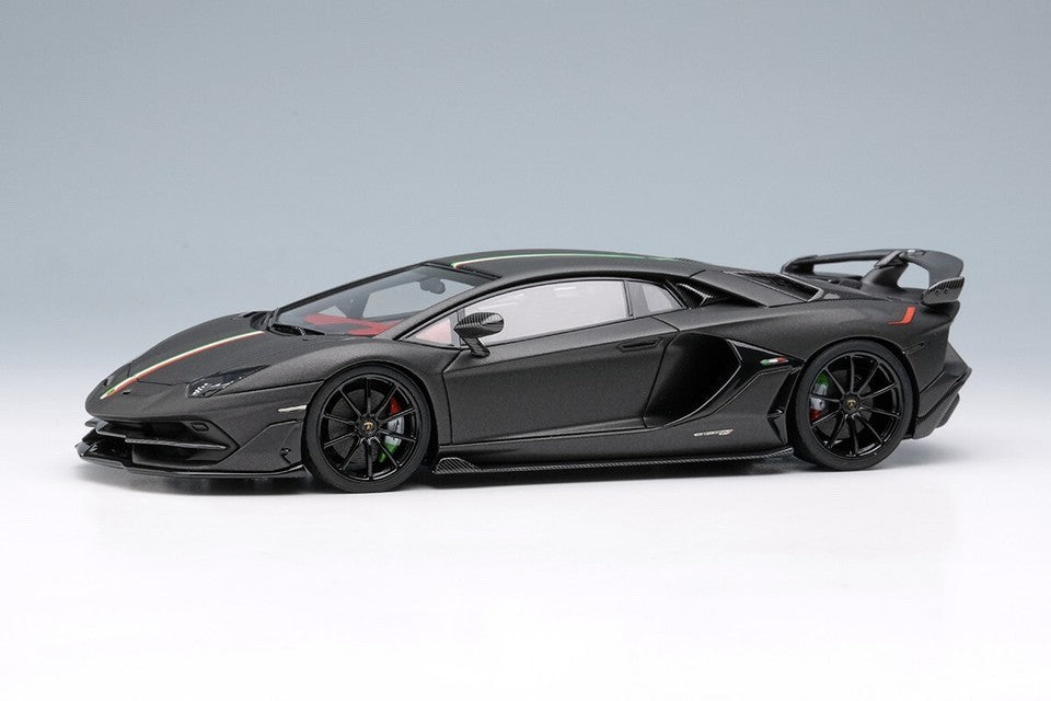 Make Up EIDOLON EM513H 1/43 Lamborghini Aventador SVJ 2018 Nero Acrylic Stripe