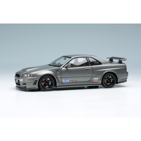 EIDOLON EM422A 1/43 Nissan Skyline GT-R NISMO BNR34 CRS Version 2011 Dark Metal