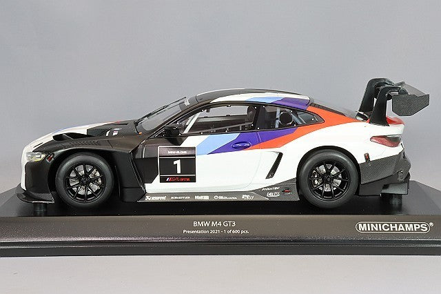 Minichamps MC155212000 1/18 BMW M4 GT3 2021 Presentation