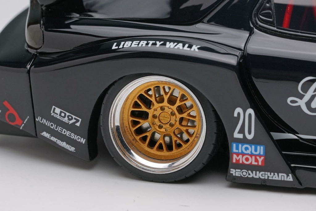 Make Up EIDOLON LB028A 1/43 Mazda FD3S RX-7 Black Resin Limited 200pcs