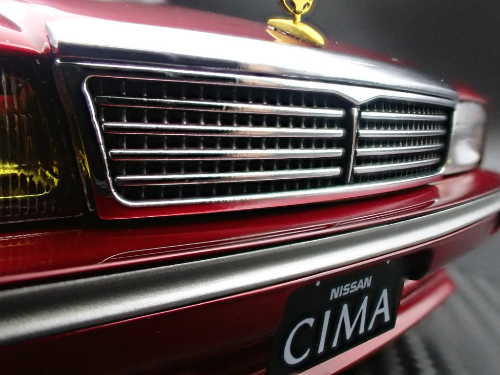 Ignition Model IG3905 1/18 Nissan Cedric Cima Y31 Wine Red Sedan
