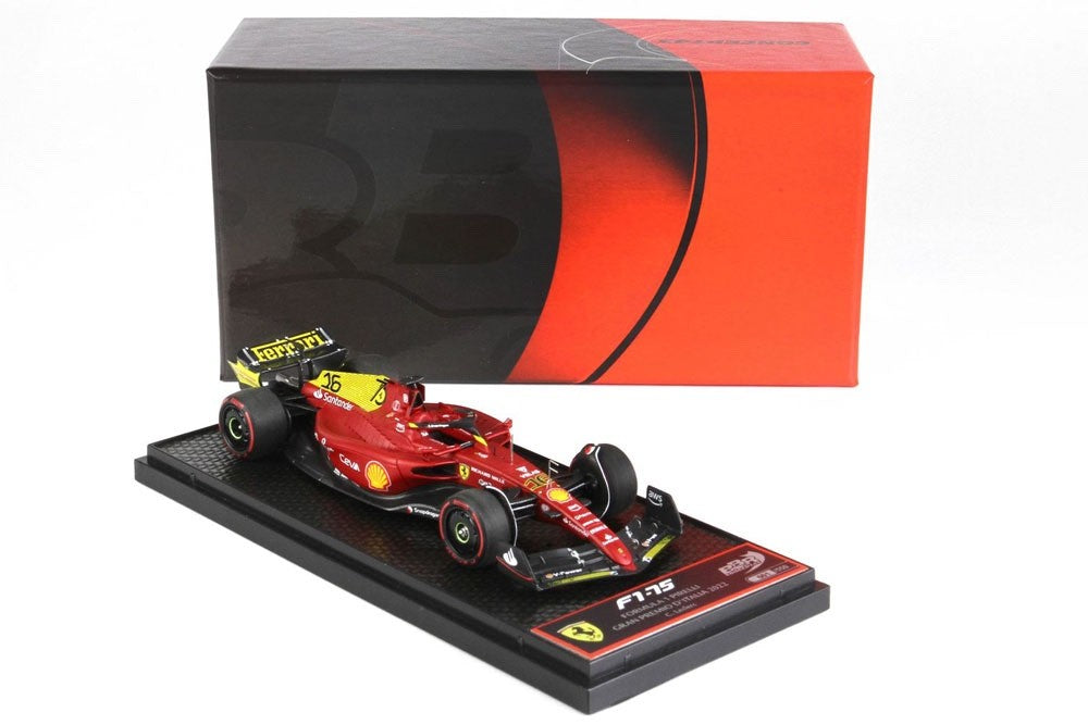 BBR BBRC277A 1/43 Ferrari F1-75 Italy GP Monza 2022 Leclerc Yellow Ltd 575pcs