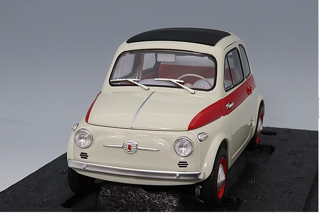 Kyosho KS08966SLG 1/18 Fiat Nuova 500 Abarth Record Green Clear Spec