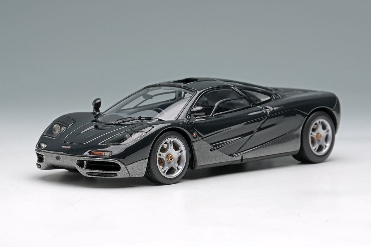 Make Up EIDOLON EM748H 1/43 McLaren F1 Roadcar 1994 Black/Gray Metallic Resin