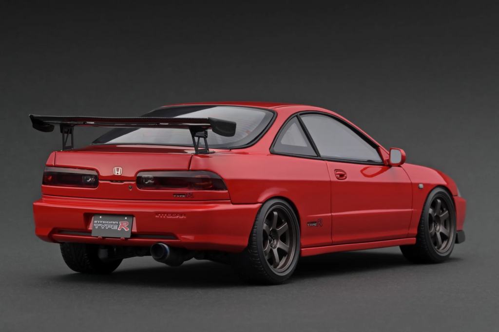 Ignition Model IG3057 1/18 Honda Integra Type R DC2 Red w/ B18C Engine Resin