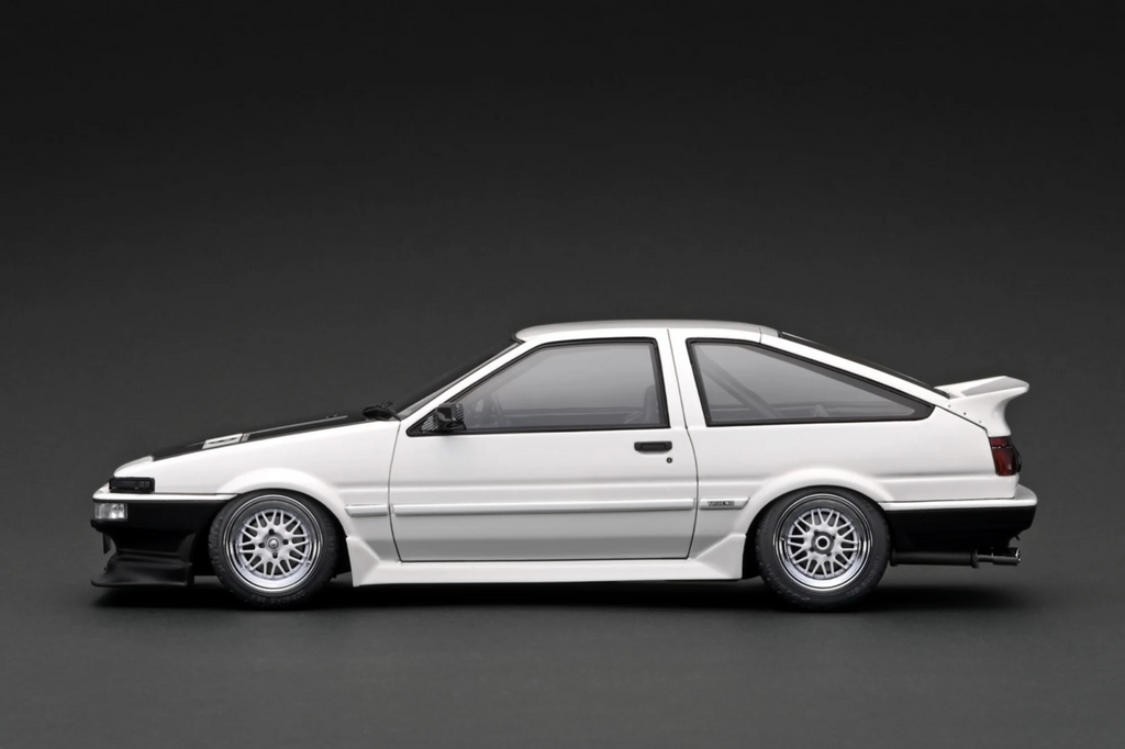 Ignition Model IG3488 1/18 Toyota Trueno AE86 Tsuchiya TK-Street White Resin