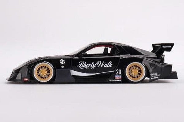 Top Speed TS0528 1/18 Mazda RX-7 LB Super Silhouette Liberty Walk Black Resin