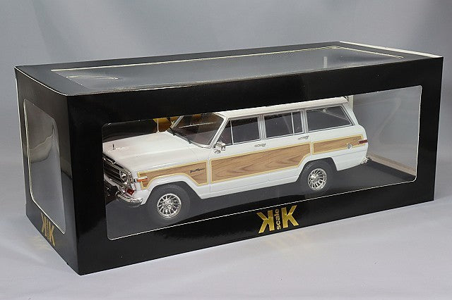 KK Scale KKDC181111 1/18 Jeep Grand Wagoneer 1989 White SUV