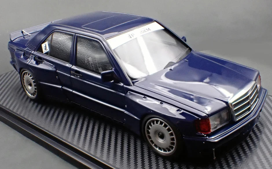 Ignition Model IG3773 1/18 PANDEM Mercedes-Benz 190E Blue Black Resin
