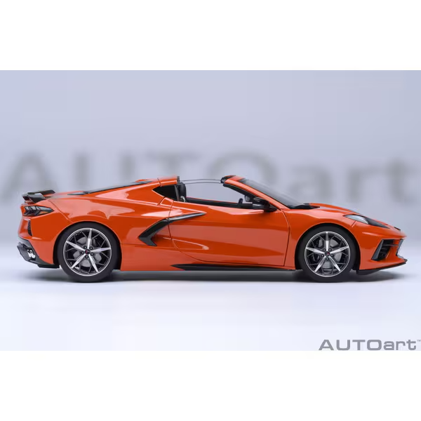 AUTOart 71283 1/18 Chevrolet Corvette C8 Stingray Z51 Orange Diecast
