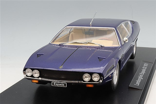 KK Scale KKDC181403 1/18 Lamborghini Espada S2 1970 Dark Blue Metallic