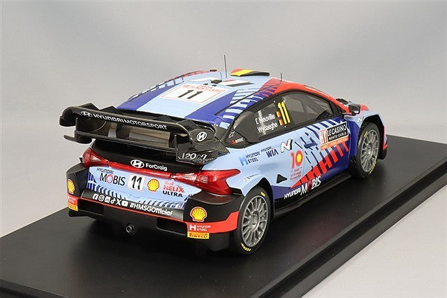 TOP SPEED TS0580 1/18 Hyundai i20 N Rally1 2024 Monte Carlo Winner