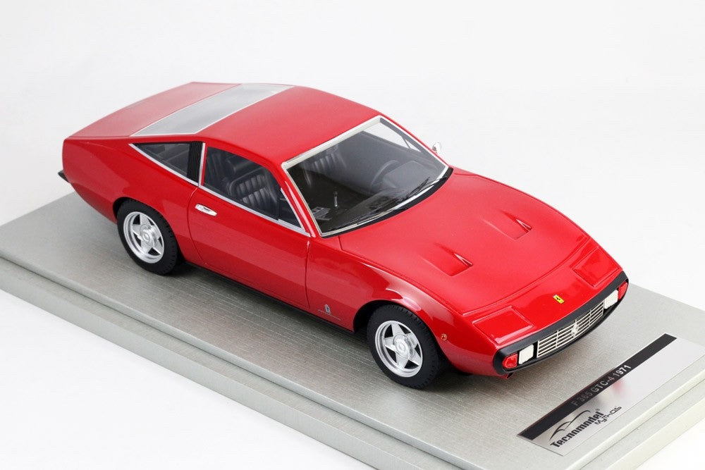 Tecno Model TM18-92A 1/18 Ferrari 365 GTC/4 1971 Rosso Corsa Black Int Resin Ltd