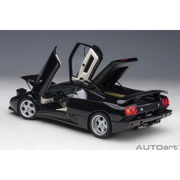 AUTOart 79159 1/18 Lamborghini Diablo SE30 Deep Black Metallic Die-Cast Model