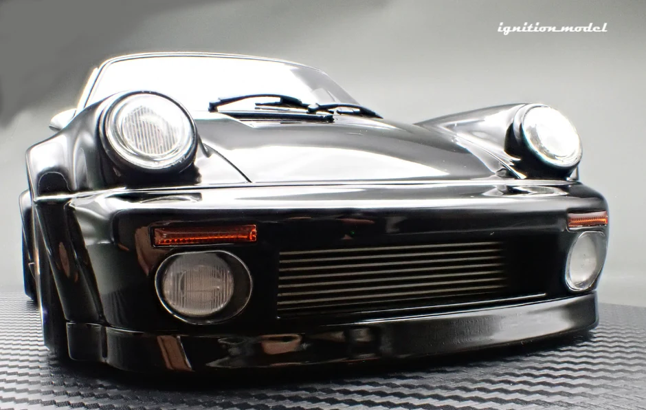 Ignition Model IG3594 1/18 Porsche 911 964 Blackbird Wangan Black Resin
