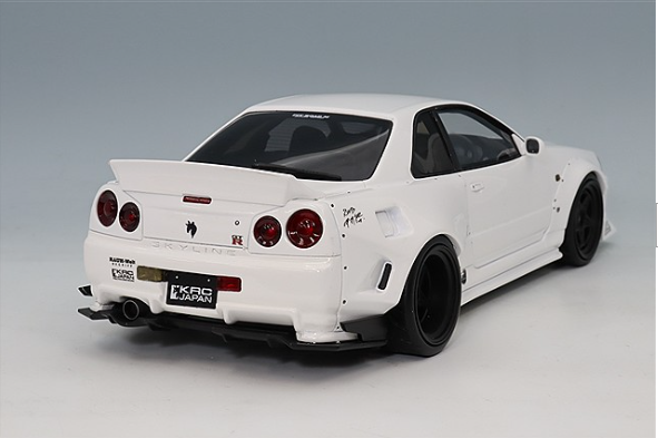 OttO OTM1135 1/18 Nissan Skyline GT-R BNR34 by KRC 2019 White Resin