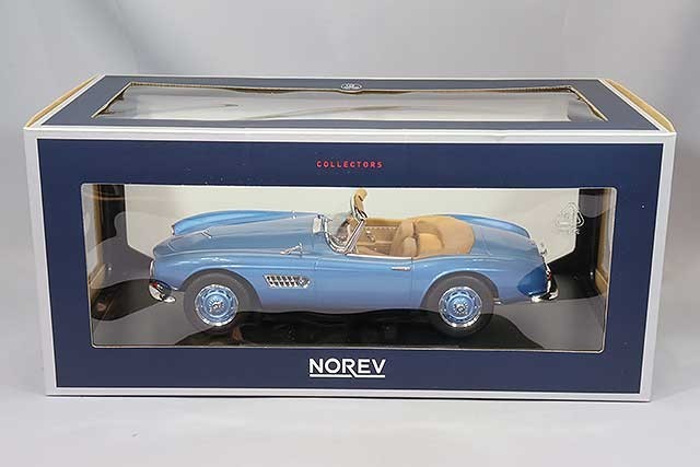 Norev NO183234 1/18 BMW 507 Cabriolet 1957 Blue Die-cast