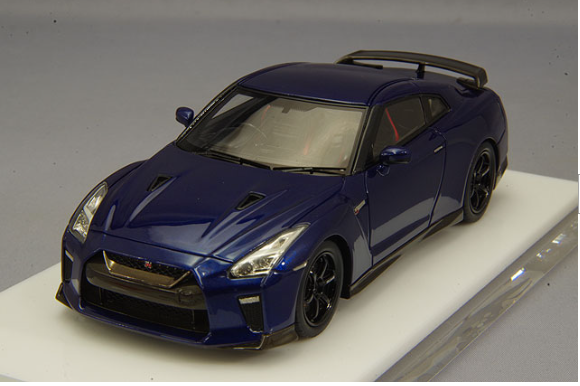 Make Up EIDOLON EM385D 1/43 Nissan GT-R Track Edition by NISMO Blue Pearl 2017