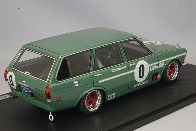 Ignition Model IG2217 1/18 KAIDO HOUSE Datsun Bluebird 510 Wagon Green Resin